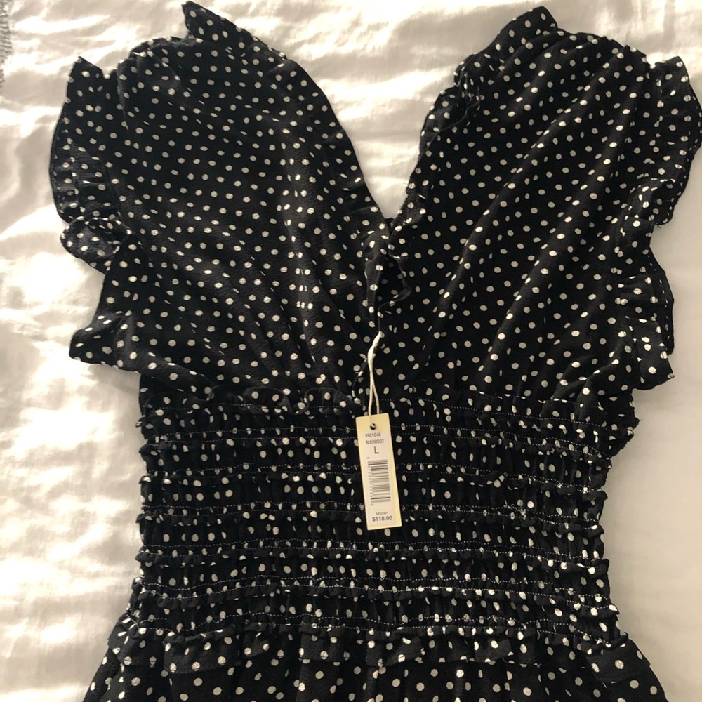 Max studio blkowdot jumpsuit - Picture 3 of 5